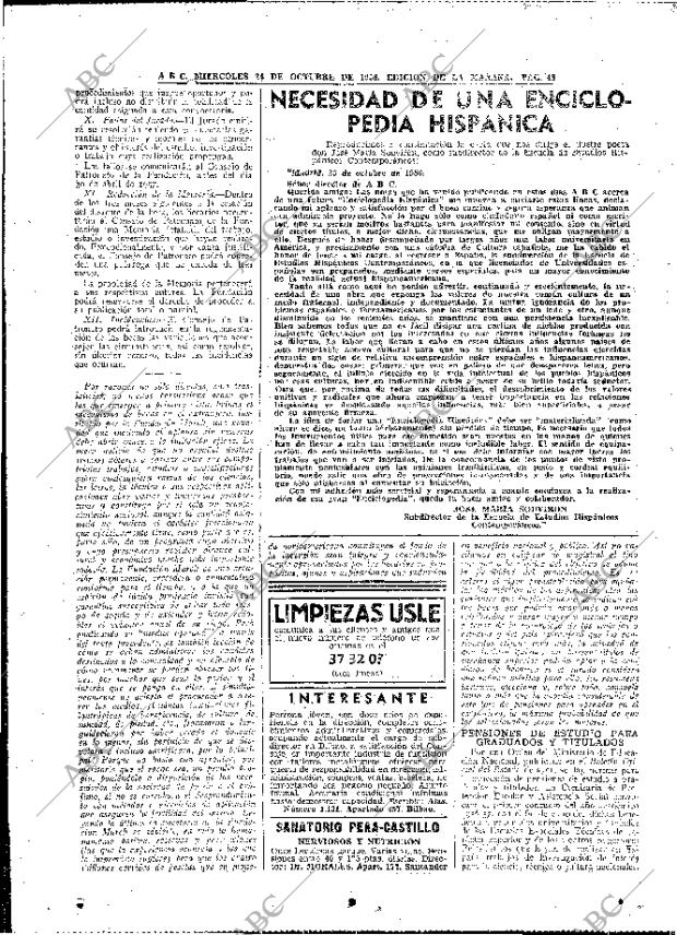 ABC MADRID 24-10-1956 página 46