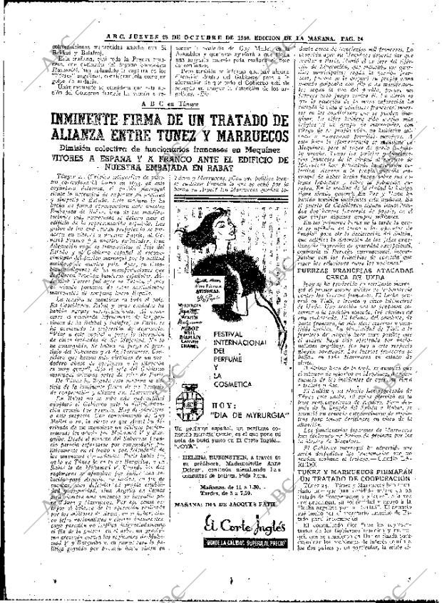 ABC MADRID 25-10-1956 página 22