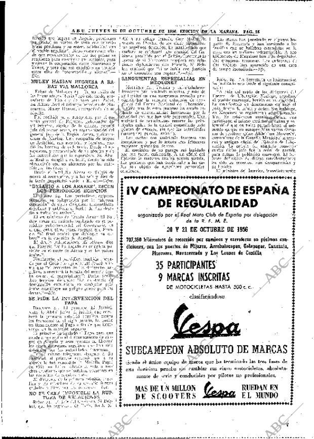 ABC MADRID 25-10-1956 página 23