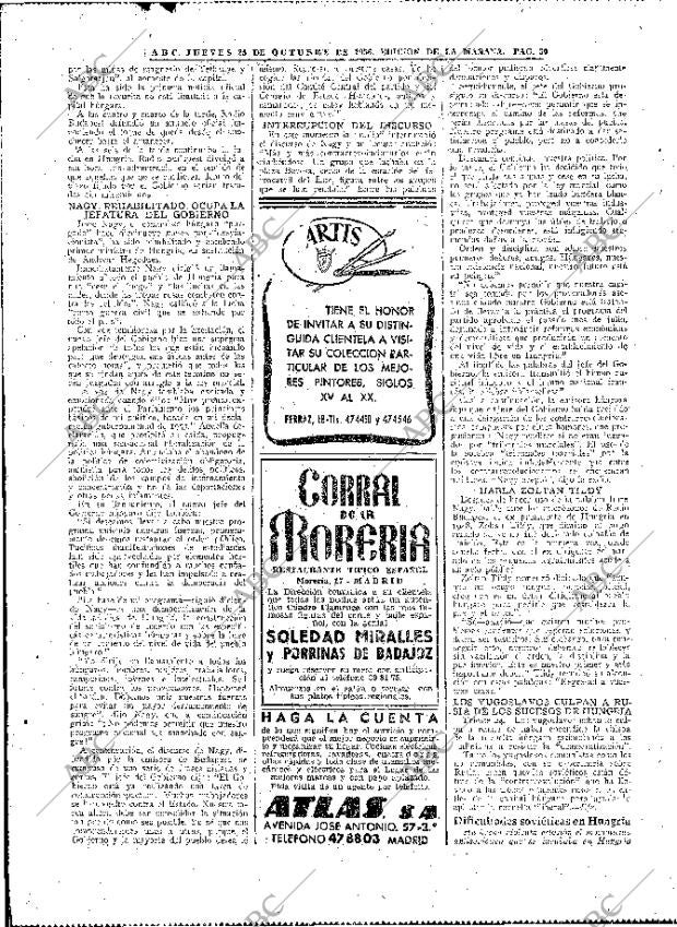 ABC MADRID 25-10-1956 página 28