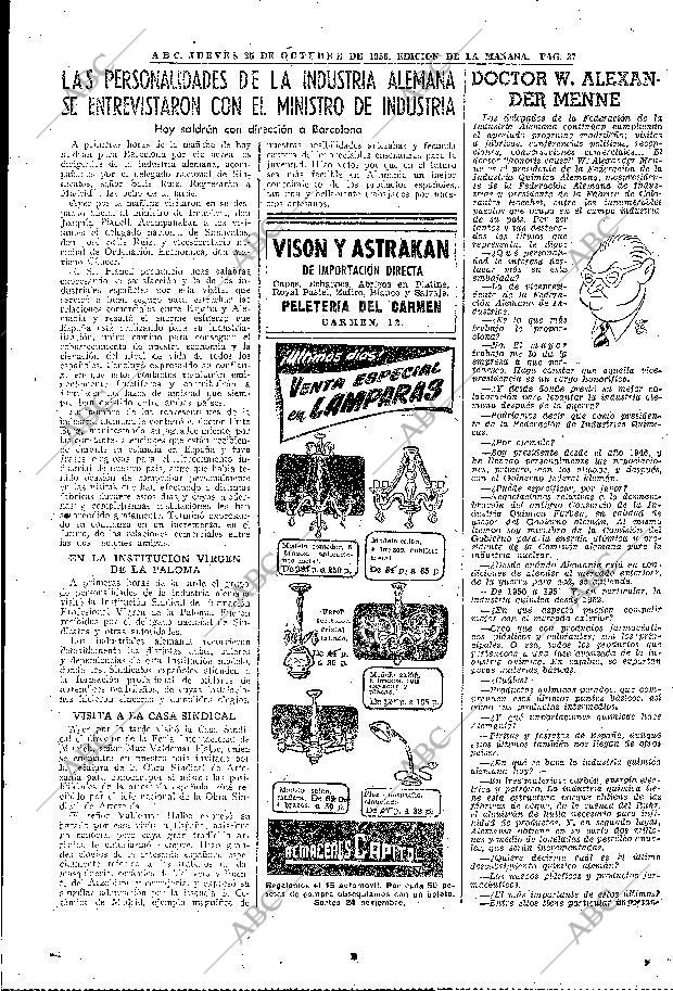 ABC MADRID 25-10-1956 página 35