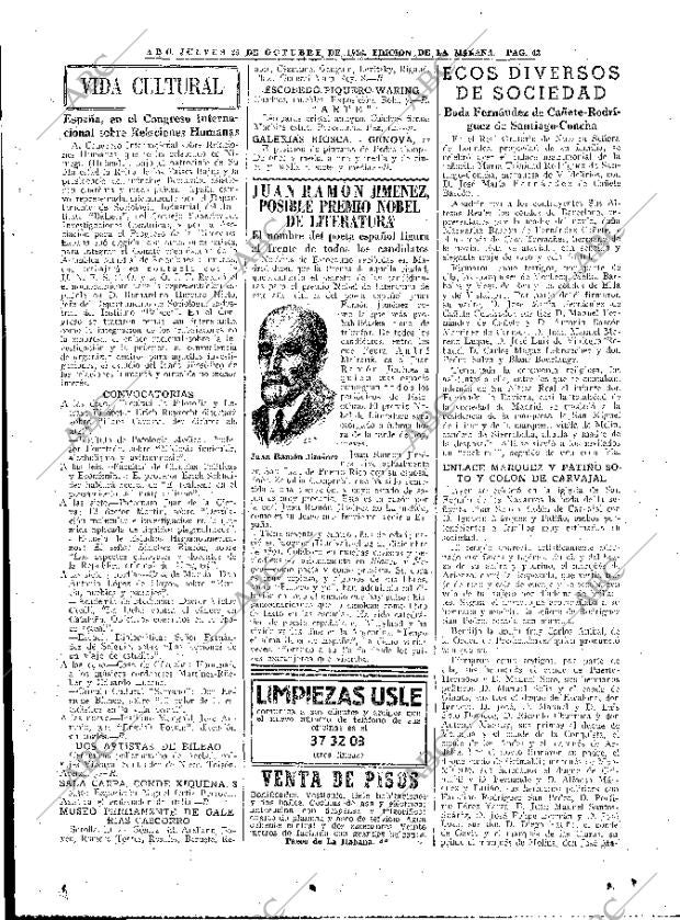 ABC MADRID 25-10-1956 página 41