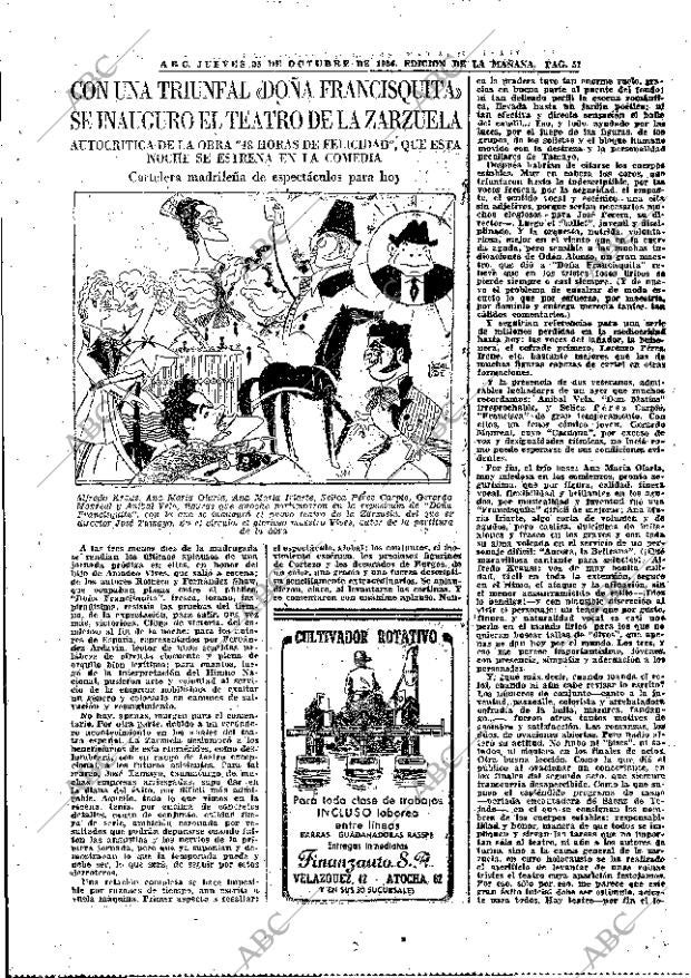ABC MADRID 25-10-1956 página 49