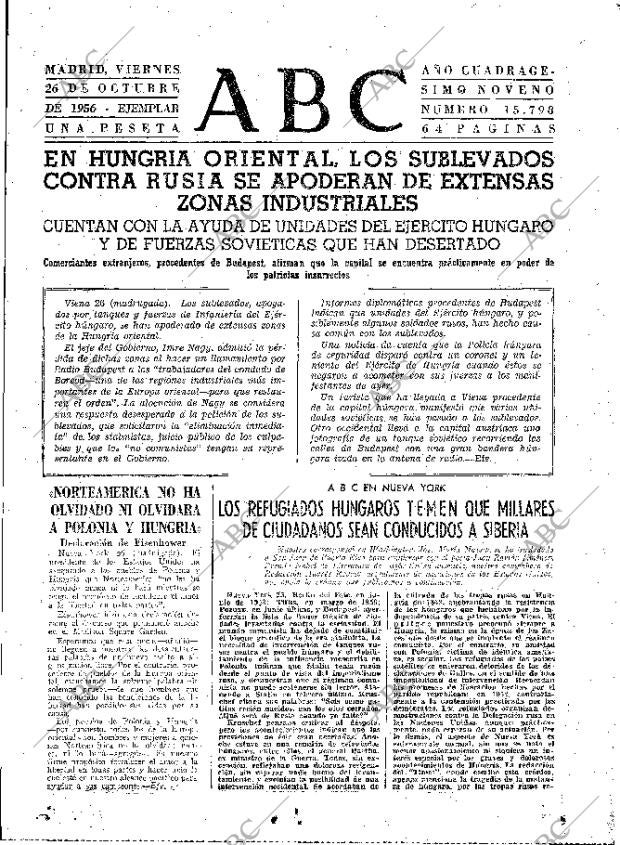 ABC MADRID 26-10-1956 página 23
