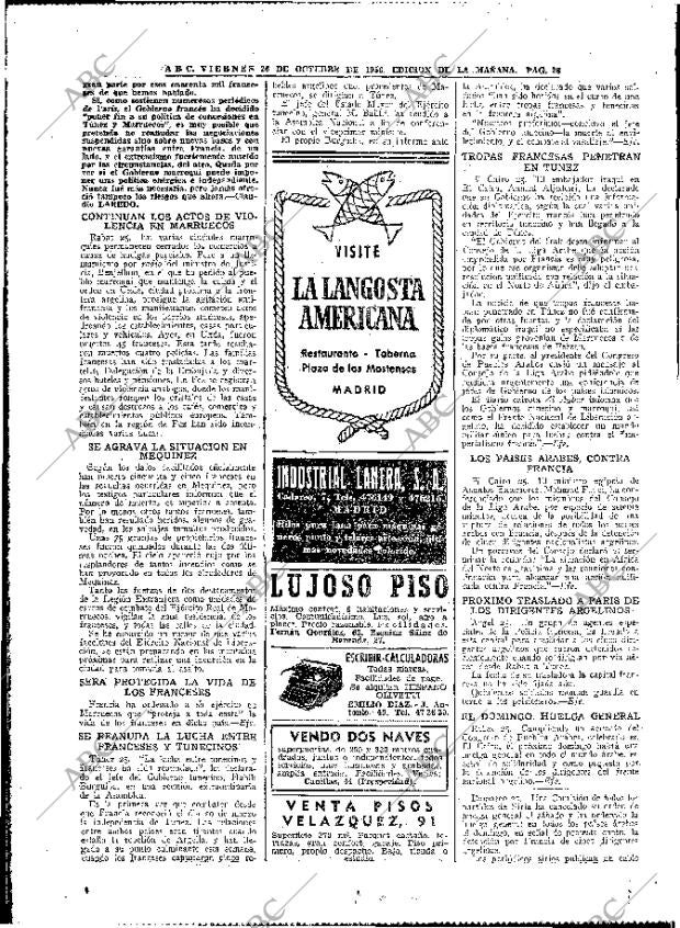 ABC MADRID 26-10-1956 página 28