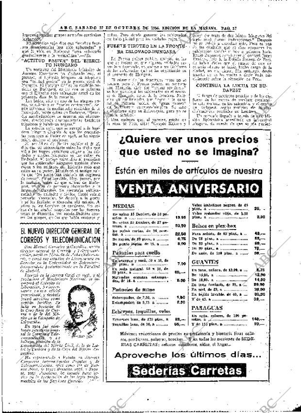 ABC MADRID 27-10-1956 página 19