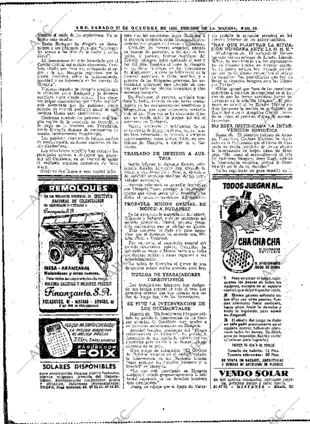 ABC MADRID 27-10-1956 página 20