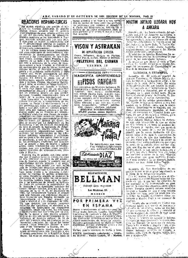 ABC MADRID 27-10-1956 página 22