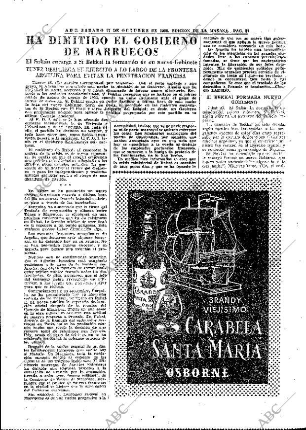 ABC MADRID 27-10-1956 página 23