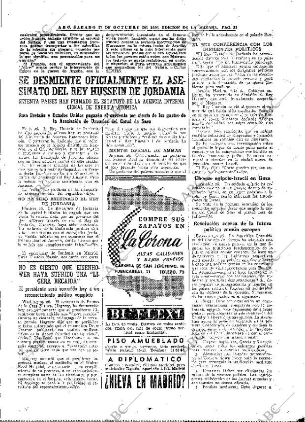 ABC MADRID 27-10-1956 página 25