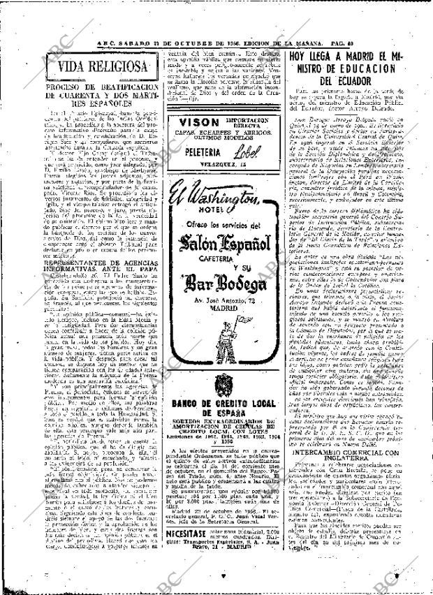 ABC MADRID 27-10-1956 página 32