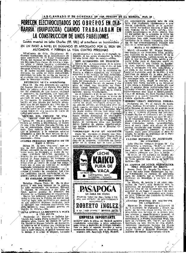 ABC MADRID 27-10-1956 página 40