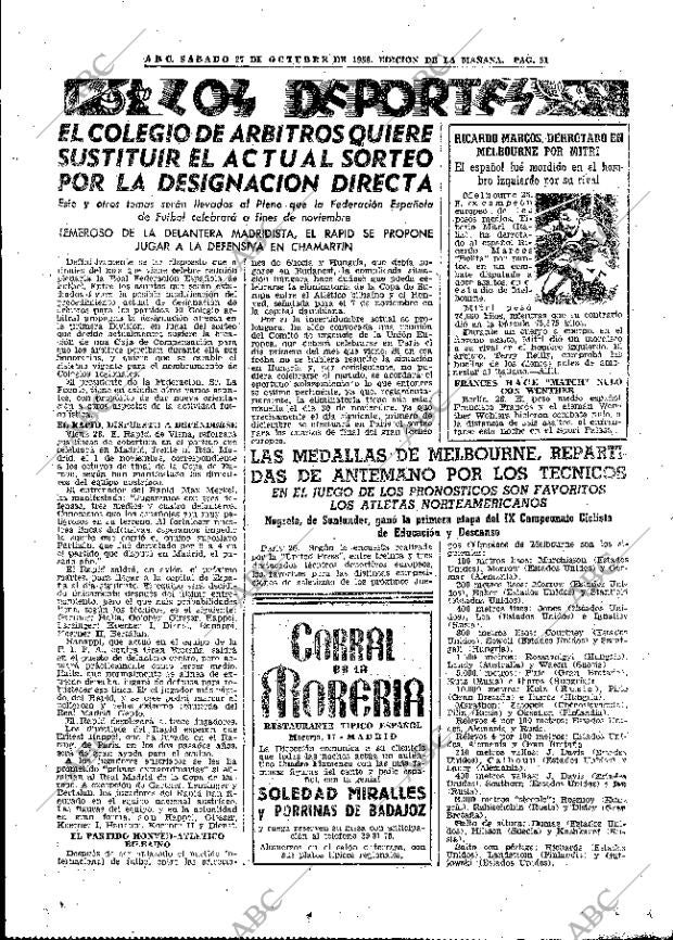 ABC MADRID 27-10-1956 página 43