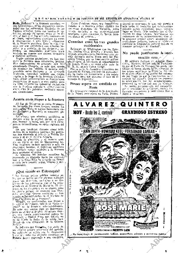 ABC SEVILLA 27-10-1956 página 17