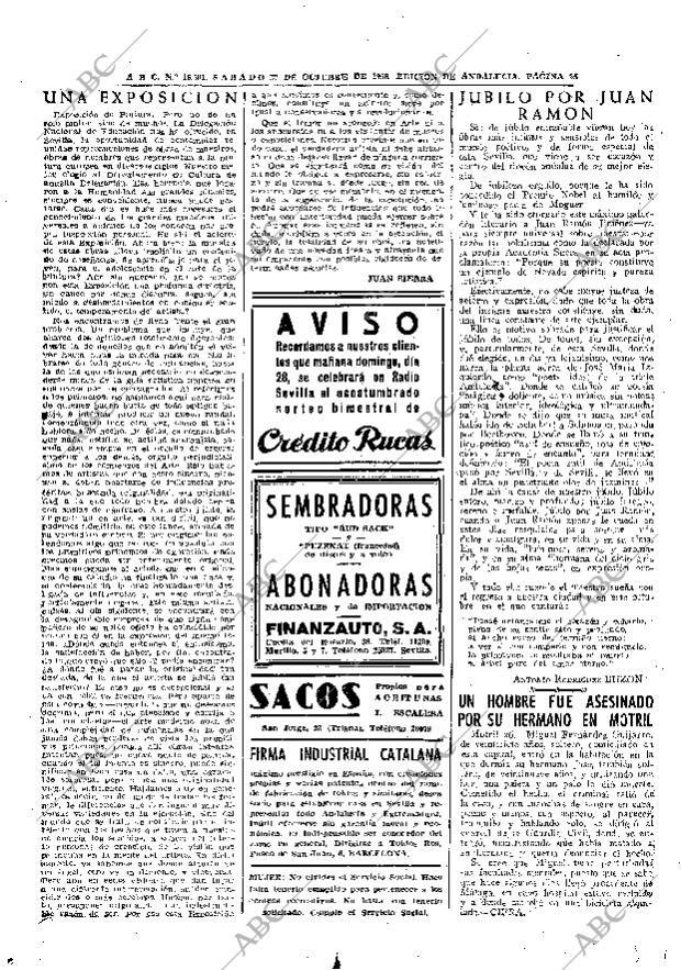 ABC SEVILLA 27-10-1956 página 25