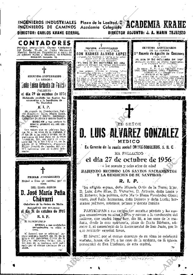 ABC MADRID 28-10-1956 página 93