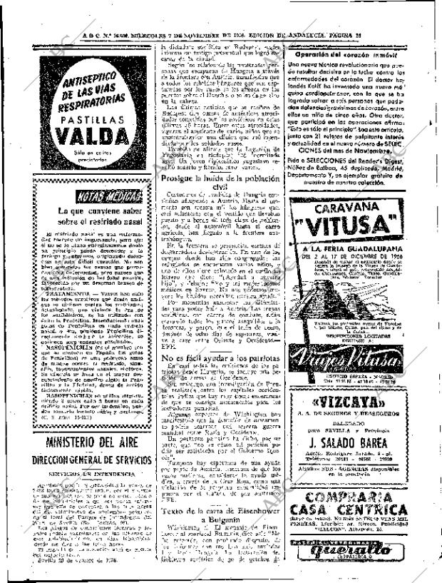 ABC SEVILLA 07-11-1956 página 16