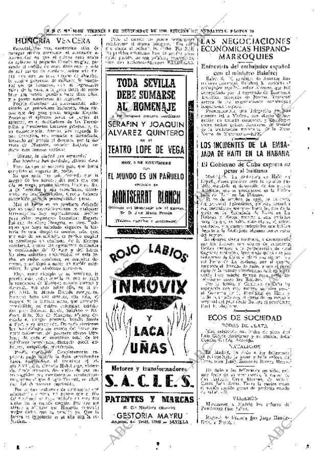 ABC SEVILLA 09-11-1956 página 20