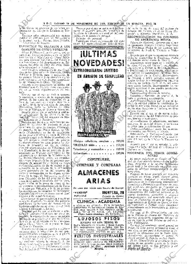 ABC MADRID 10-11-1956 página 34