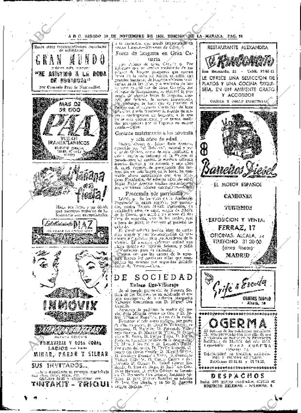 ABC MADRID 10-11-1956 página 44