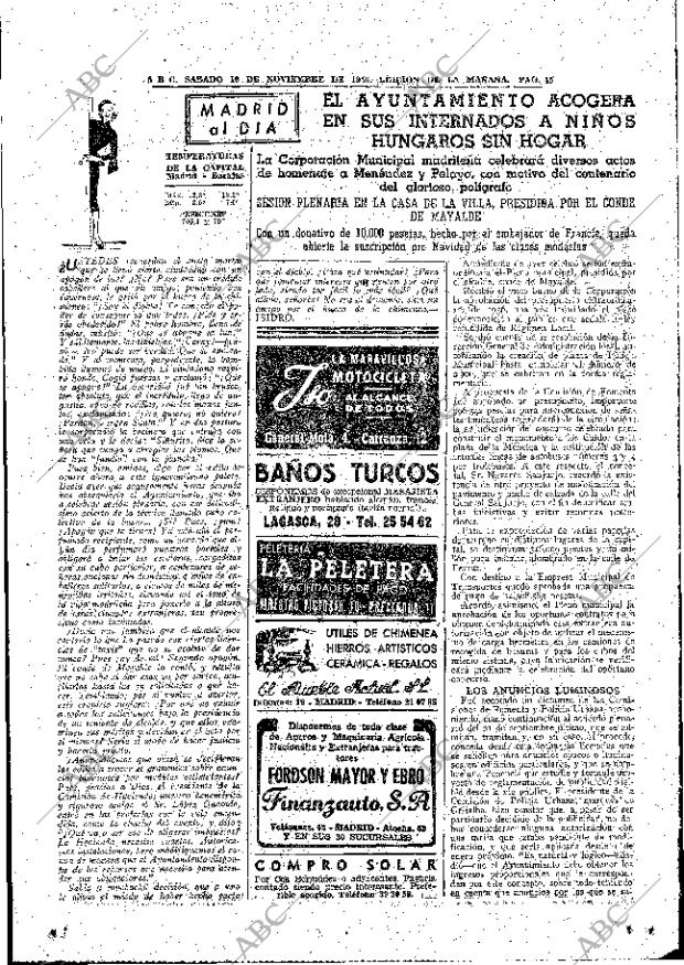 ABC MADRID 10-11-1956 página 45