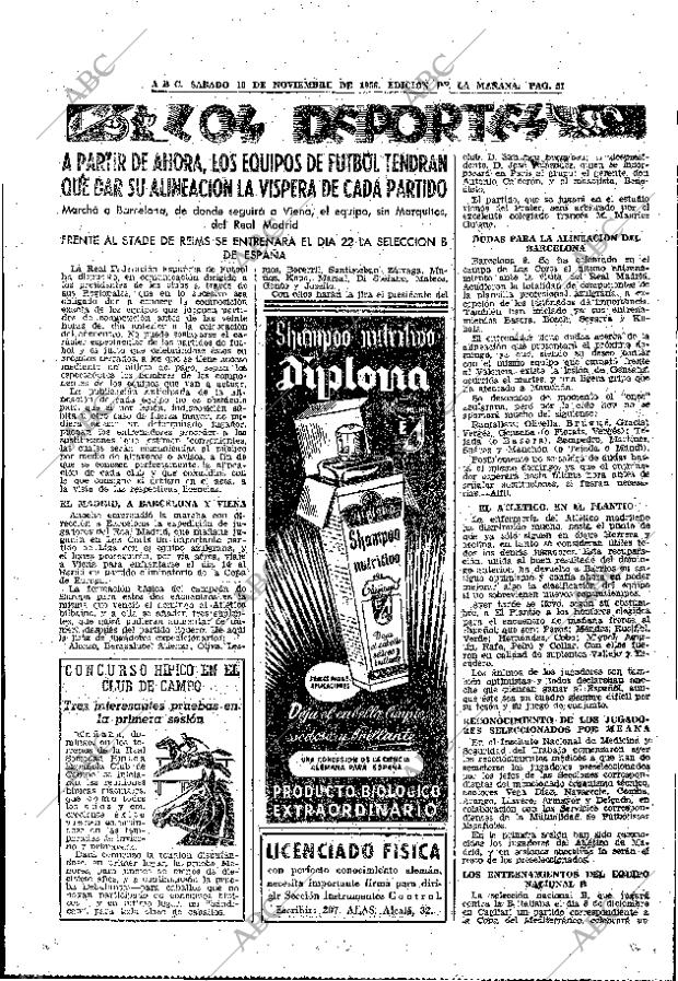 ABC MADRID 10-11-1956 página 51