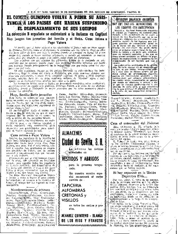 ABC SEVILLA 10-11-1956 página 33