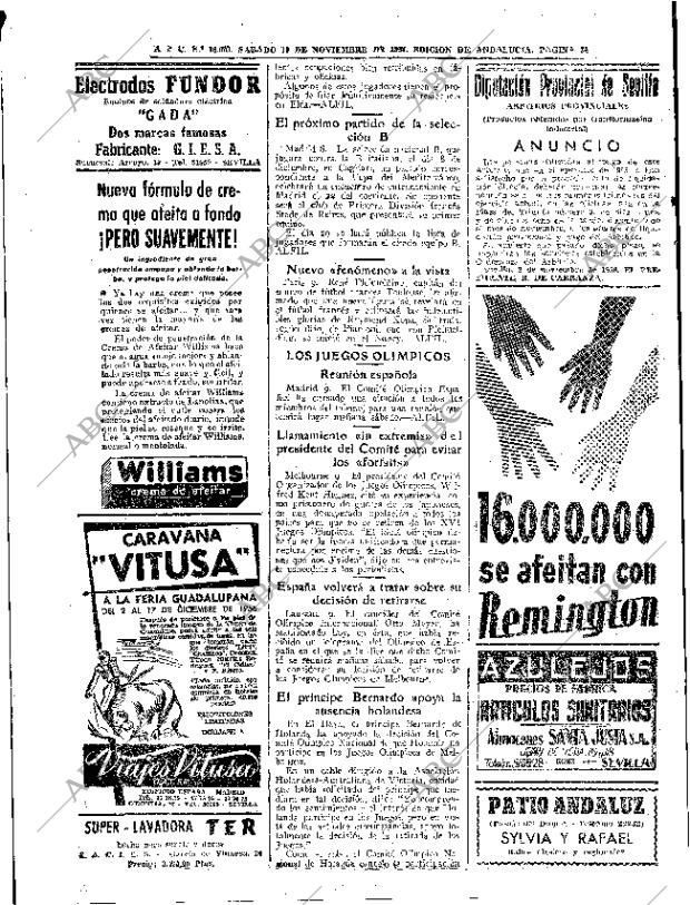 ABC SEVILLA 10-11-1956 página 34