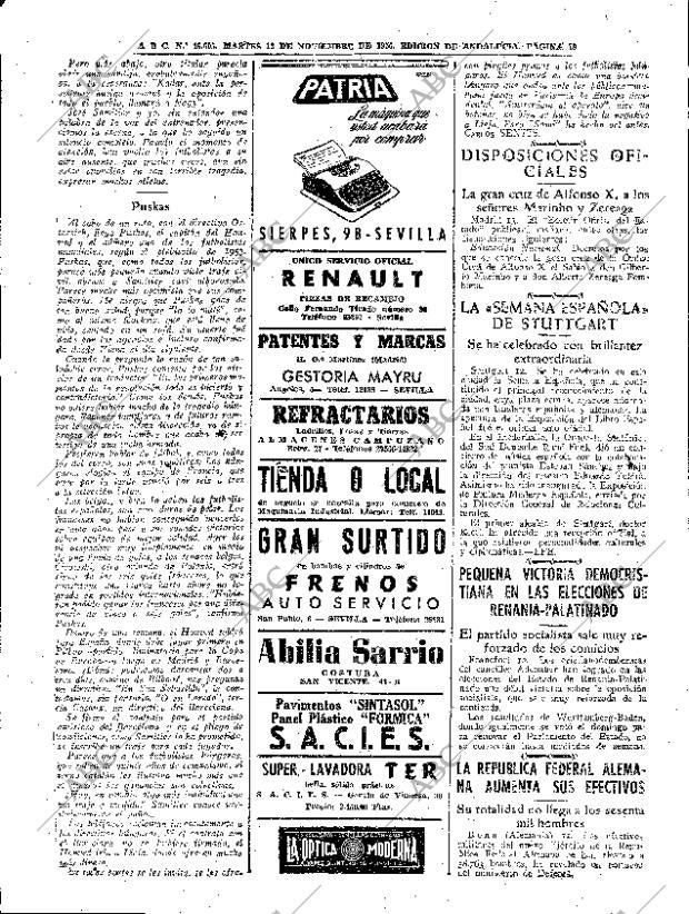 ABC SEVILLA 13-11-1956 página 18