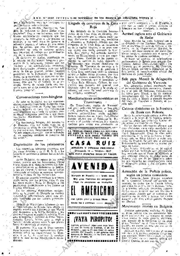 ABC SEVILLA 15-11-1956 página 17