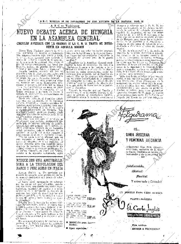 ABC MADRID 20-11-1956 página 29