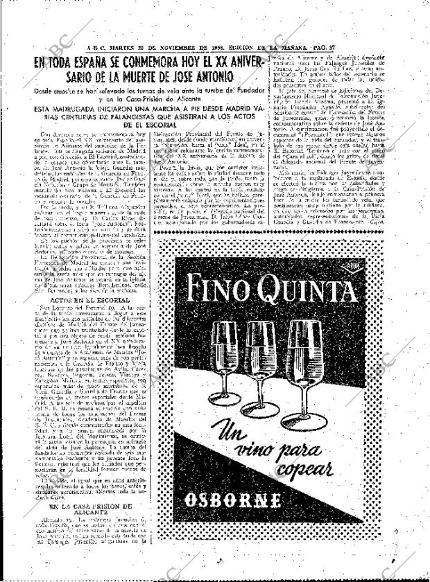 ABC MADRID 20-11-1956 página 33