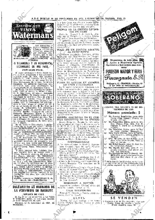 ABC MADRID 20-11-1956 página 48