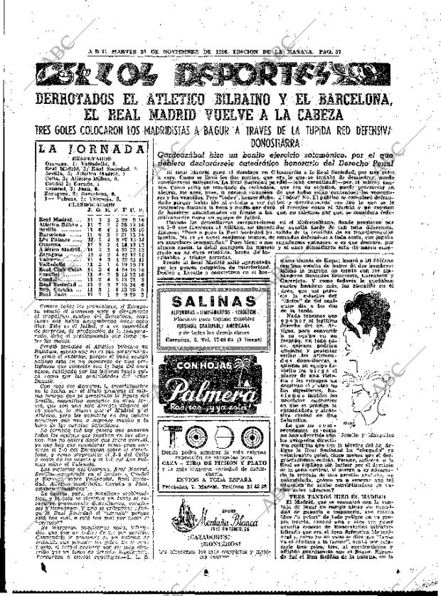 ABC MADRID 20-11-1956 página 53