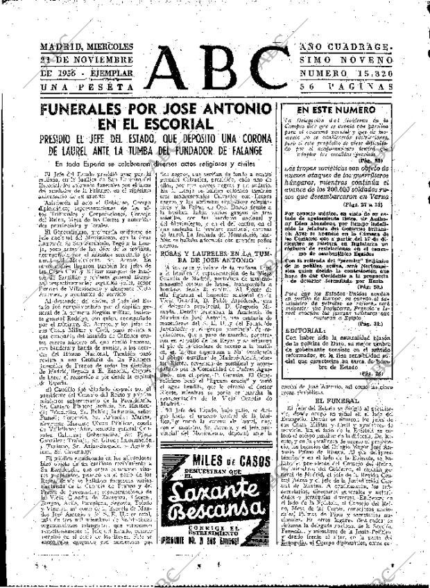 ABC MADRID 21-11-1956 página 23