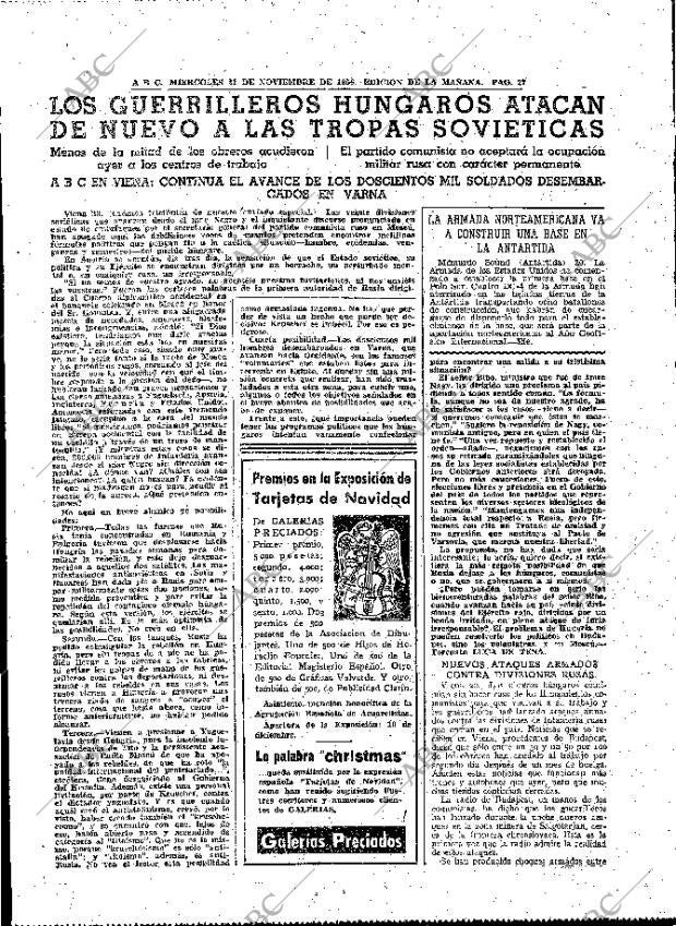 ABC MADRID 21-11-1956 página 27