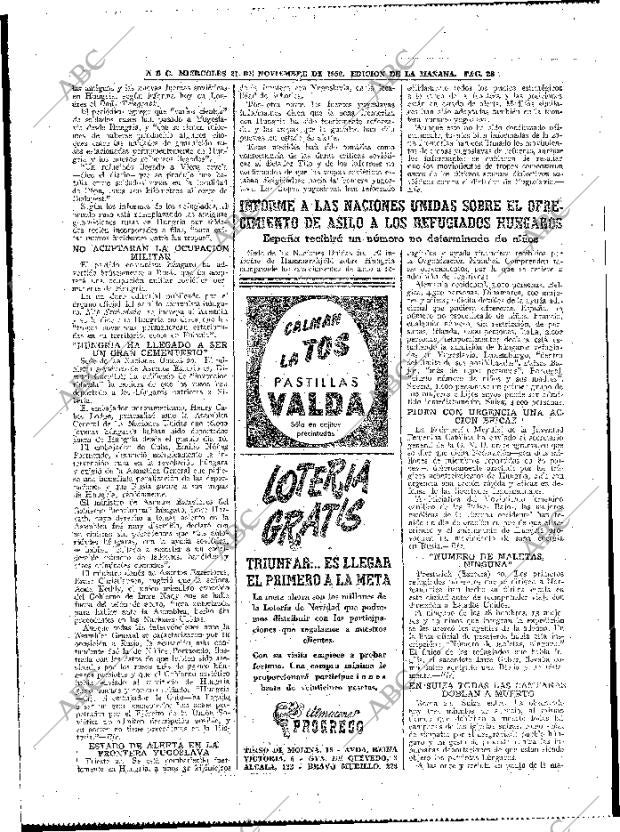 ABC MADRID 21-11-1956 página 28