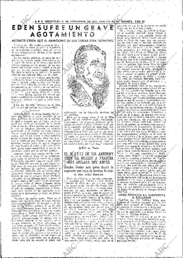 ABC MADRID 21-11-1956 página 30