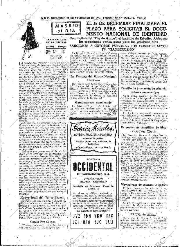 ABC MADRID 21-11-1956 página 41