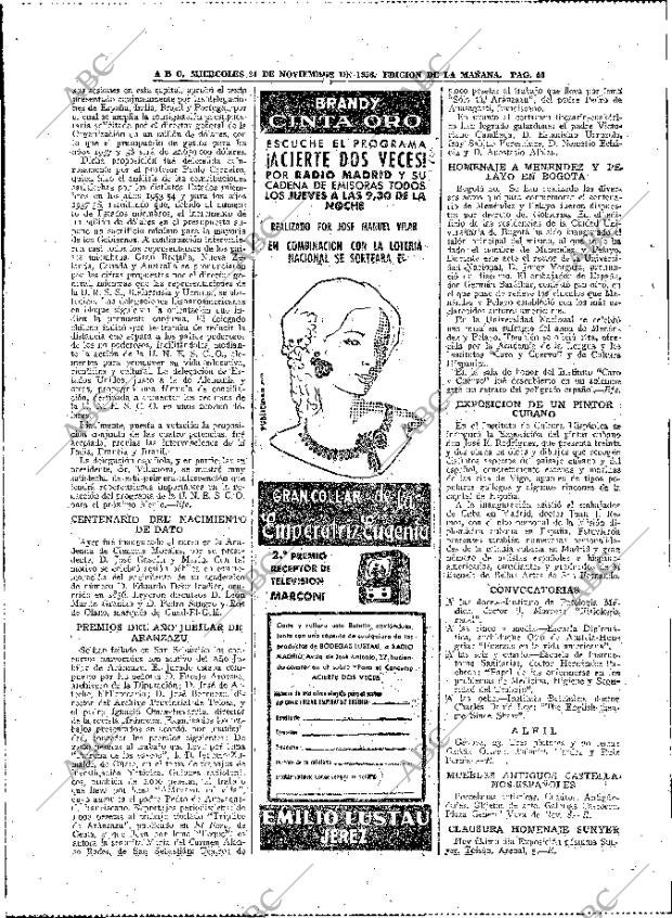 ABC MADRID 21-11-1956 página 44