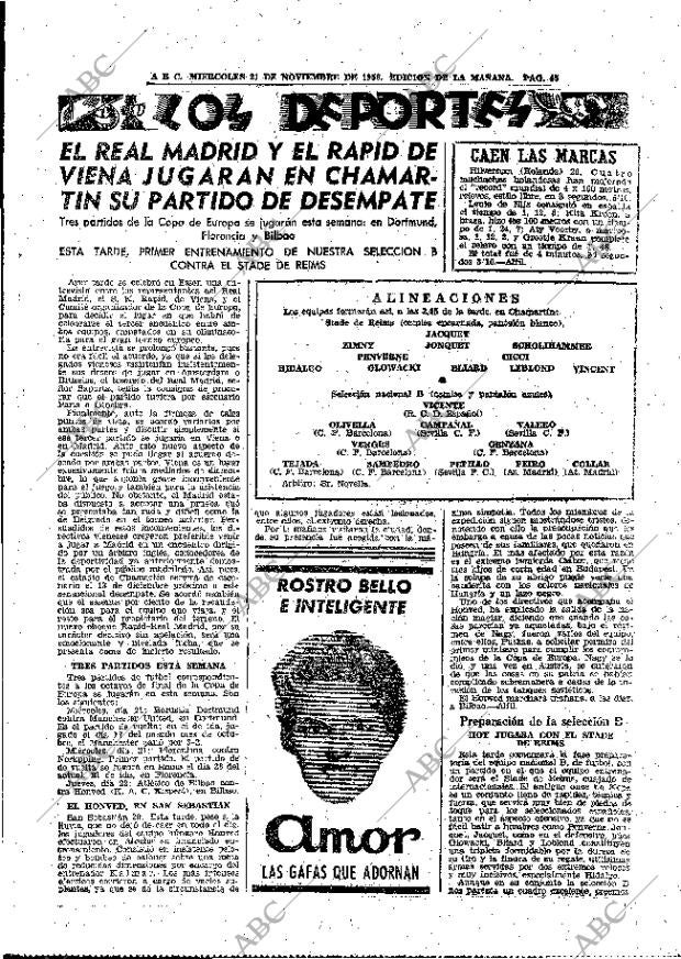 ABC MADRID 21-11-1956 página 45