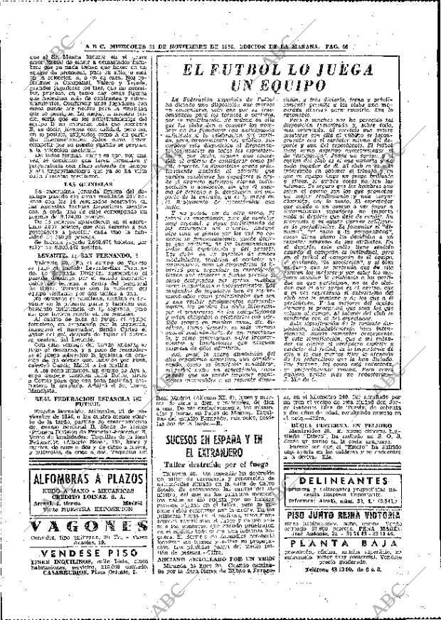 ABC MADRID 21-11-1956 página 46