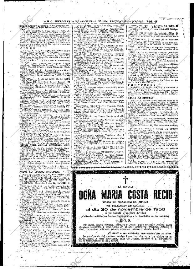 ABC MADRID 21-11-1956 página 49