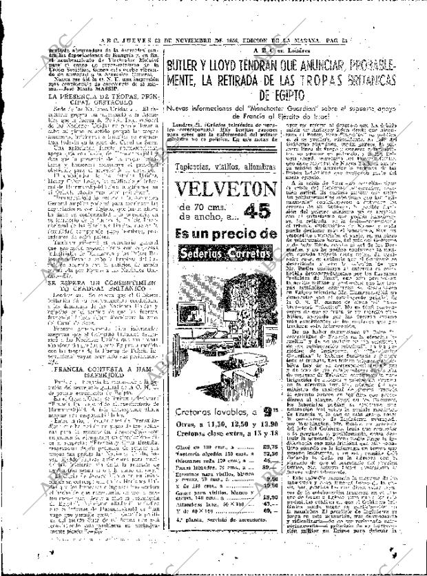 ABC MADRID 22-11-1956 página 22