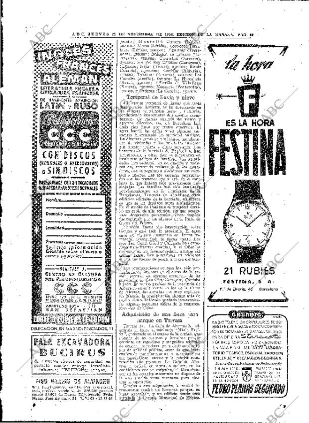 ABC MADRID 22-11-1956 página 38