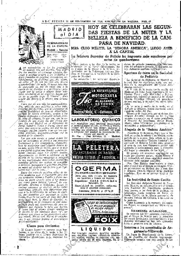 ABC MADRID 22-11-1956 página 43