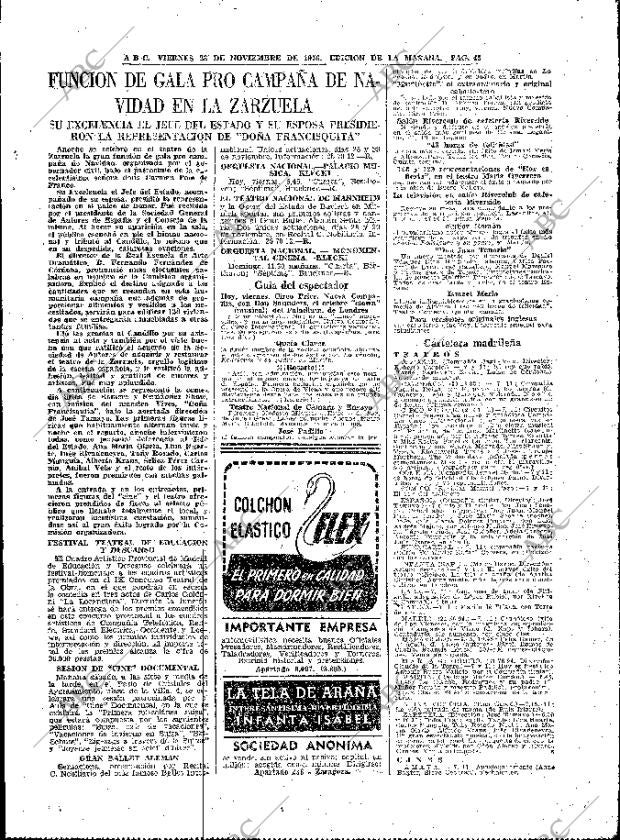 ABC MADRID 23-11-1956 página 45