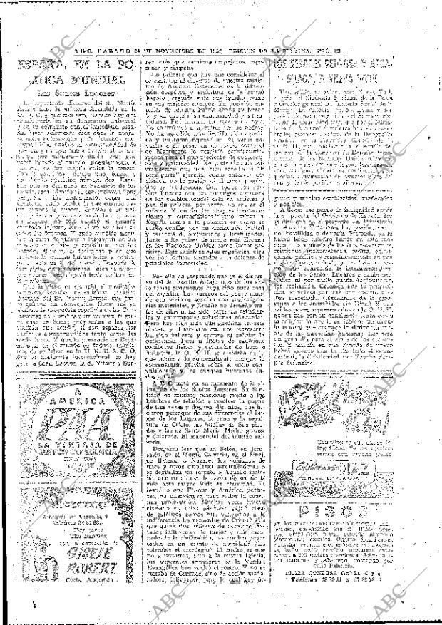 ABC MADRID 24-11-1956 página 26