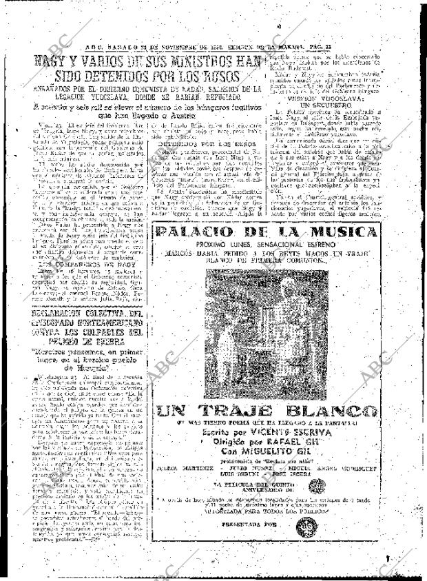 ABC MADRID 24-11-1956 página 27