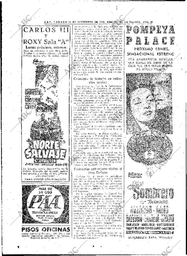 ABC MADRID 24-11-1956 página 34